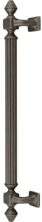 Дверная ручка скоба Melodia 740 Impero 600 мм Античное серебро