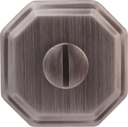 Накладка Wc квадратная RAT Затемненное серебро