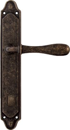 Дверные ручки на планке Melodia 294/158 WC Beta античная бронза