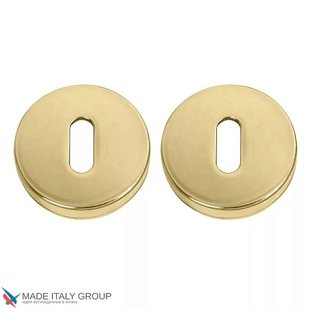 Накладки под кабинетный ключ COLOMBO CD1043G-OL полированная латунь (2 шт)