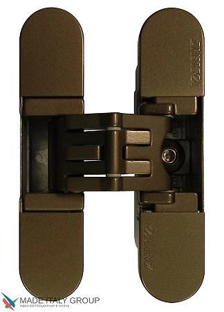 KUBICA 2700 DXSX, BR петля скрытая универсальная центральная БРОНЗА (60 kg)