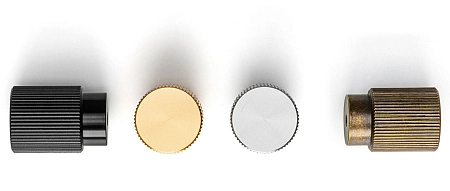 Мебельная ручка кнопка Viefe ARPA-D22 мм черный