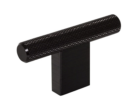 Мебельная ручка кнопка Viefe GRAF MINI-60х33 мм черный