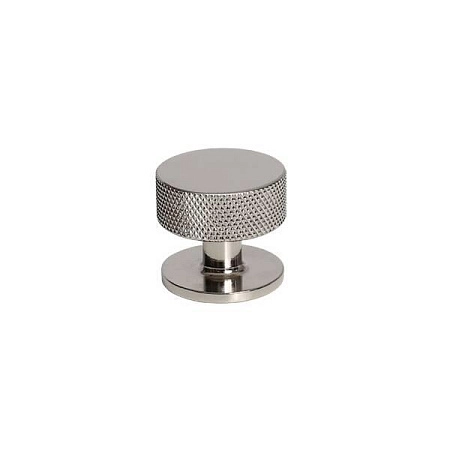 SY1985 0032 PN Ручка-кнопка мебельная, никель глянец