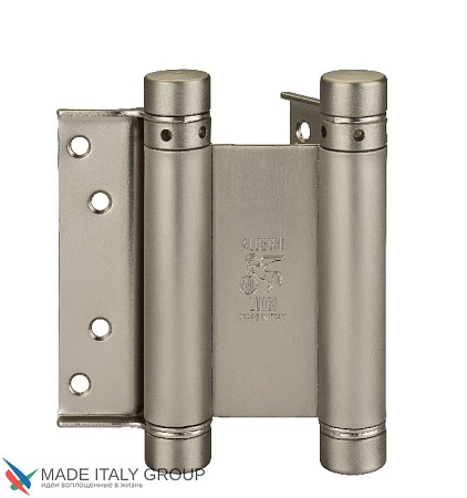 101AN100B2 Дверная петля пружинная амортизирующая + тормоз Aldeghi 100x33x37 мм никель