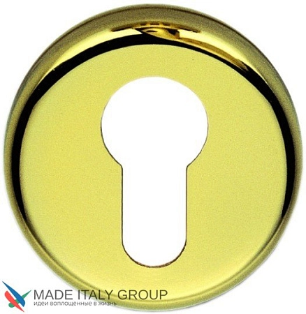 Накладки под цилиндр COLOMBO CD63GB-OL полированная латунь (2 шт)