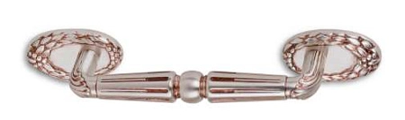 Мебельная ручка-скоба Salice Paolo Urbino серебро французское 1934/B al/pov