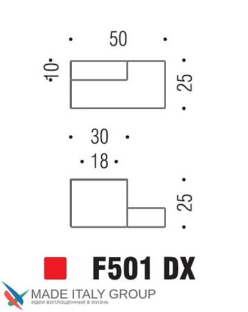 Мебельная ручка-кнопка (кноб) Colombo Formae F501DX-CM матовый хром / хром