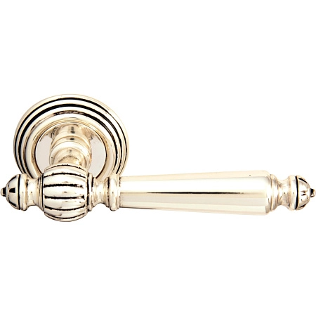 Дверная ручка на розетке Melodia 235P Mirella Серебро 925 + черный