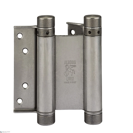 101AN075B2 Дверная петля пружинная амортизирующая Aldeghi 75x28x34 мм никель