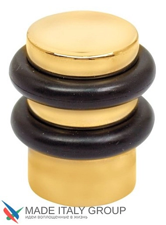 Дверной ограничитель напольный Colombo CD412-OL полированная латунь