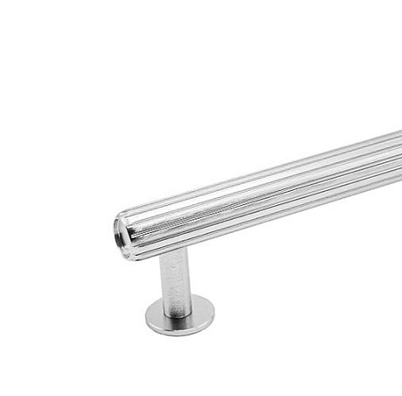 Мебельная ручка скоба рейлинг длинная Viefe RILLE м/о 480 мм L= 510 мм сталь