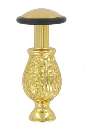 Дверной ограничитель DND напольный, золото 24 К 02268 ORO