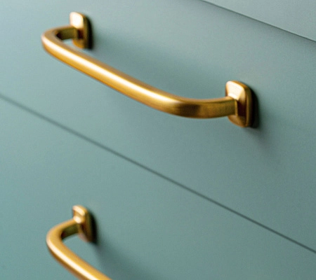 Мебельная ручка скоба Viefe QUART BIG м/о 160 мм L= 183,5 мм бронза CAVA