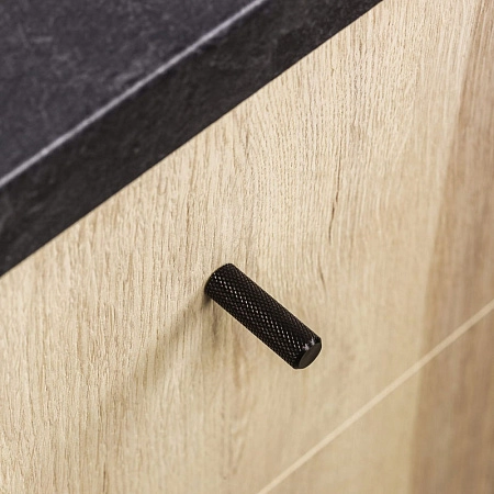 Мебельная ручка кнопка Viefe GRAF MINI-10х33 мм черный