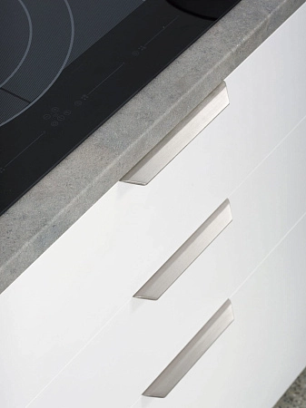 Мебельная ручка профиль накладная Viefe VANN м/о 256 мм L= 350 мм сталь