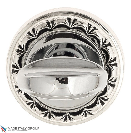 Фиксатор сантехнический Venezia WC-2 D2 натуральное серебро + черный