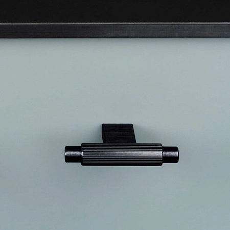 Мебельная ручка кнопка Viefe ARPA 70x37 мм черный