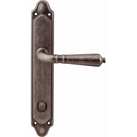 Дверные ручки на планке Melodia 130/158 WC Antik античное серебро