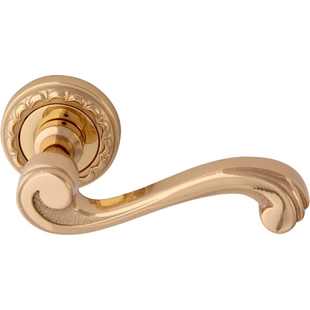 Дверная ручка на розетке Melodia 225 D Cagliari Полированная латунь