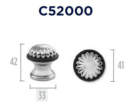 Дверной ограничитель Enrico Cassina С52000X, напольный, золото 24K