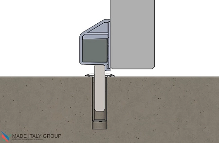 Дверной ограничитель (упор, стоппер) магнитный противопожарный автоматический накладной Fantom Fire HGT003 полированный хром