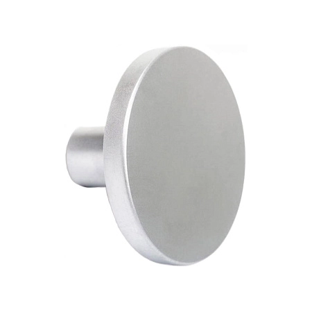 Мебельная ручка кнопка Viefe COMO-D26 мм хром матовый