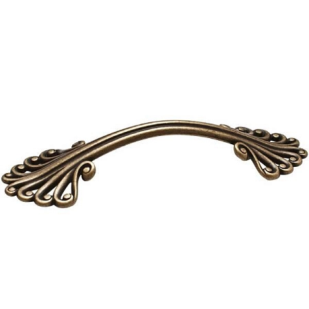 15258Z09600.09 Ручка-скоба мебельная 96 мм, бронза "Флоренция"