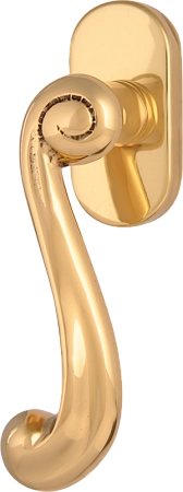 Оконная ручка Melodia 0131 Полированная латунь