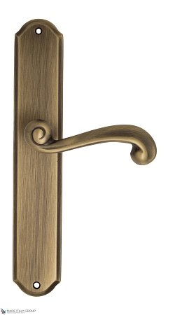 Дверные ручки Venezia CARNEVALE на планке PL02 матовая бронза