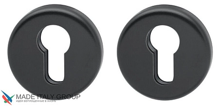 Накладки под цилиндр COLOMBO CD63GB-NM матовый черный (2 шт)