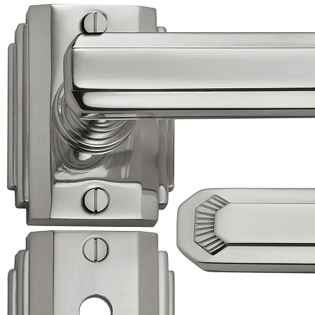 Ручка дверная Enrico Cassina Marianne C17811, никель глянцевый