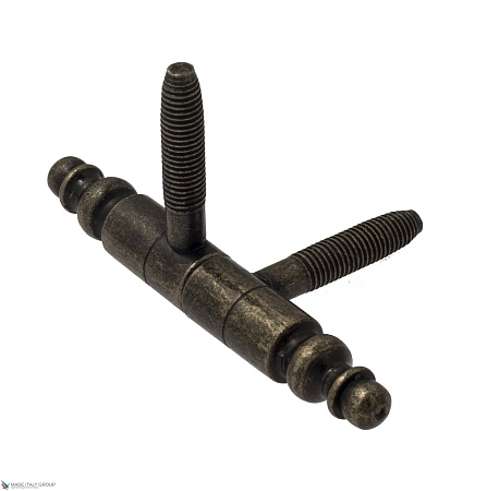 2551DDD.01 Петля мебельная ввертная La Florida Ø9 с декоративной пешкой античная бронза (13 kg)