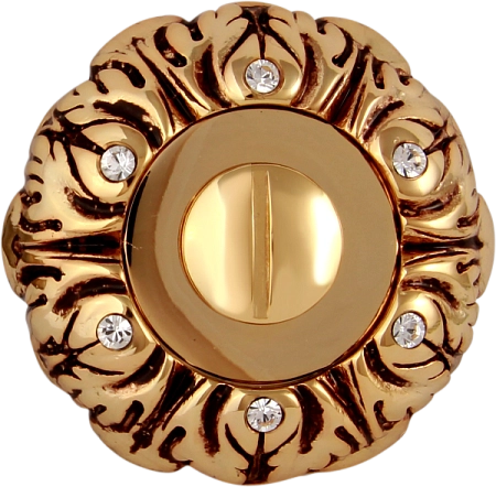 Накладка WC NEW 60 мм Золото 24К + коричневый + 6S