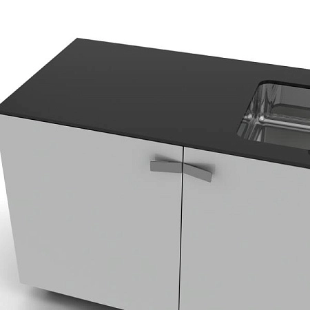 7590/021 Ручка-кнопка мебельная 16 мм, алюминий