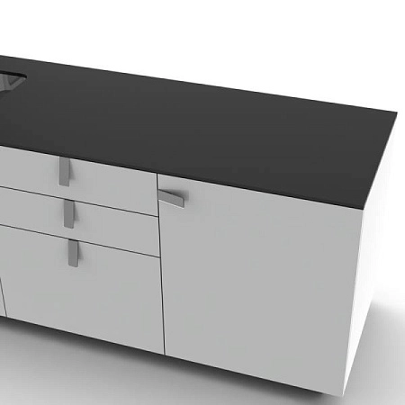 7590/021 Ручка-кнопка мебельная 16 мм, алюминий