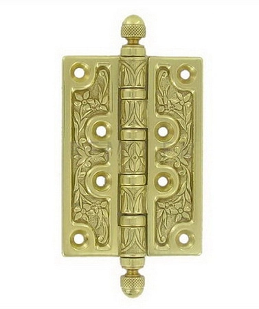 Дверная петля DND универсальная, 100 мм, латунь полированная 2307 OLV