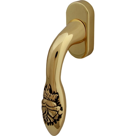 Оконная ручка Melodia 0243 Полированная латунь