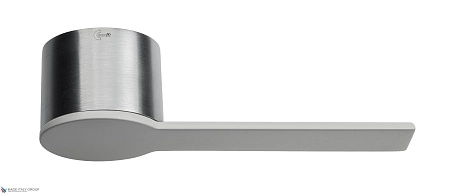 Дверные ручки Venezia QUATTORDICI D101 матовый хром + белый
