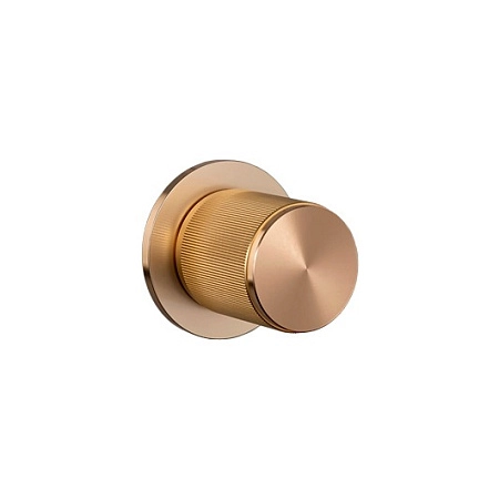 Дверная ручка-кноб Buster + Punch Linear Brass неповоротная 1шт. матовая латунь