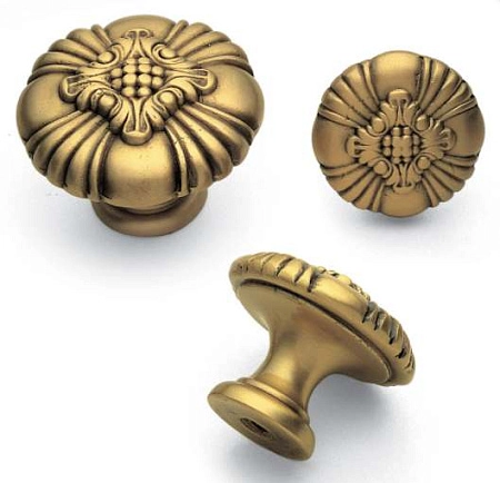 Мебельная ручка-кнопка Salice Paolo Tiziano 417 C, бронза матовая