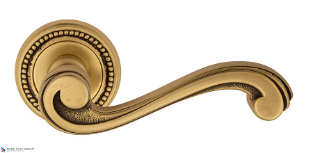 Дверные ручки Venezia VIVALDI D3 французское золото + коричневый