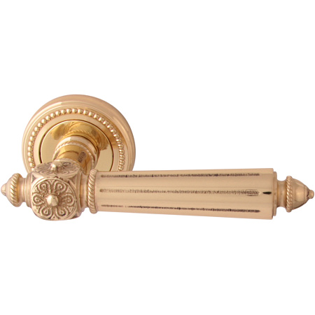 Дверная ручка на розетке Melodia 246 50L Nike Полированная латунь