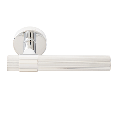 Дверная ручка на розетке Forme 332 ALYA H ПОЛИРОВАННЫЙ ХРОМ