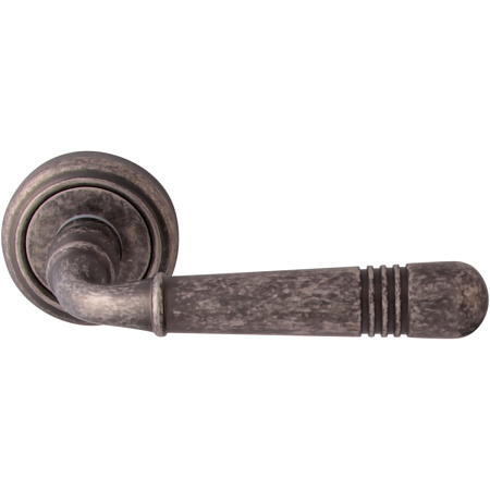 Дверная ручка на розетке 293V Alpha Античное серебро