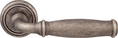 Дверная ручка на розетке 266V Isabel серебро античное