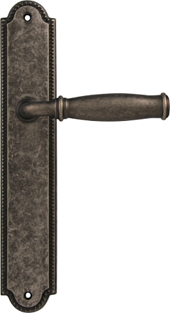 Дверные ручки на планке Melodia 266/458 Pass Isabel Античное серебро