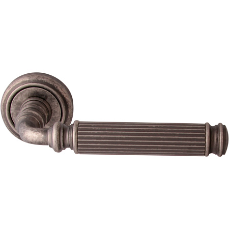 Дверная ручка на розетке 290 V Rania Античное серебро