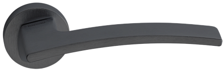 Дверная ручка на розетке Forme 219R Elettra Черный матовый (FIXA)