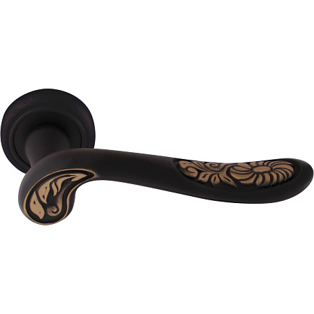 Дверная ручка на розетке Melodia 285V Daisy Затемненная бронза Дверная ручка на розетке Melodia 285V Daisy Затемненная бронза